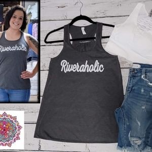 Womens River Riveraholic Graphic Tank Top